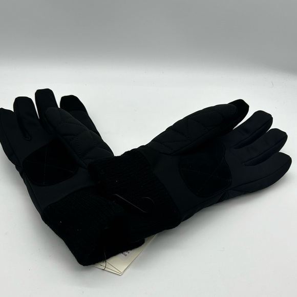 UGG All Weather Quilted Gloves With Knit Cuff Black Sz S/M NWT $95 - Picture 3 of 9